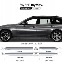 BMW 3 F31 Touring komb Listwy CHROM Drzwi Ochronne
