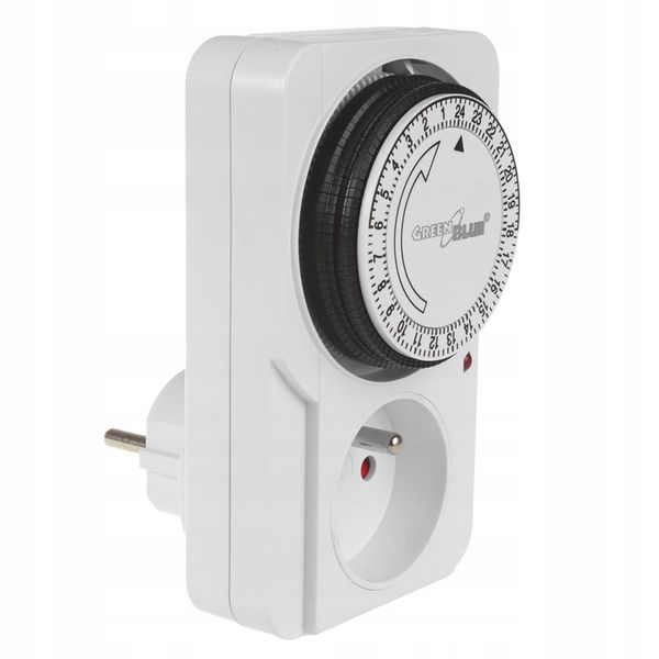 Programator czasowy timer analogowy mechaniczny włącznik wyłącznik prądu zdjęcie 3