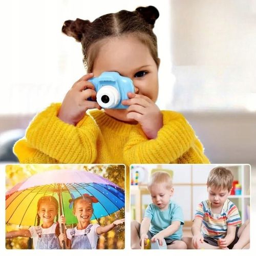 APARAT FOTOGRAFICZNY DLA DZIECI DZIECKA CYFROWY NIEBIESKI KOTEK TOBBI-TOYS na Arena.pl