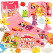 Tablica Manipulacyjna Sensoryczna Montessori Walizka Edukacyjna dla Dzieci