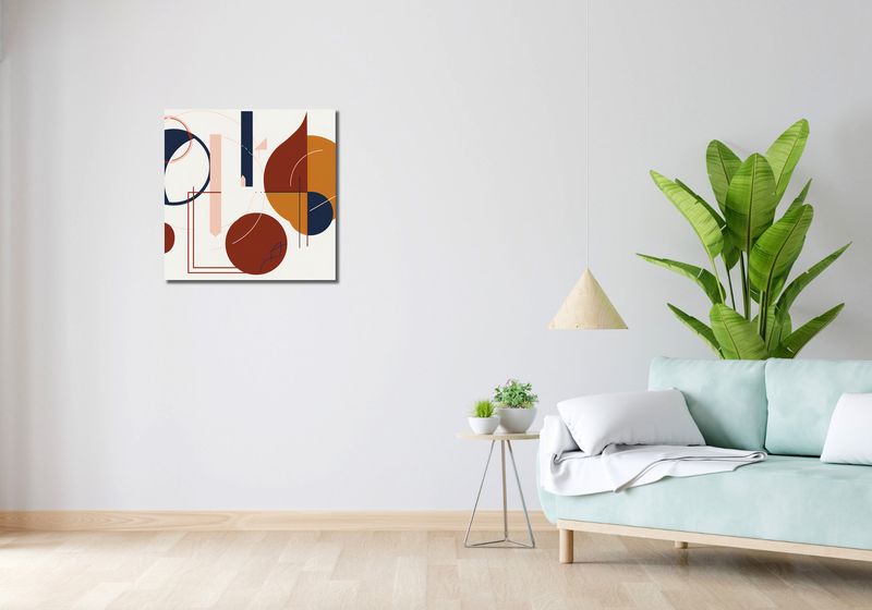 Obraz 60x60cm Harmonia Wnikliwa zdjęcie 2