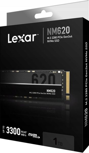 Dysk SSD Lexar NM620 1 TB M.2 2280 PCI-E x4 Gen3 zdjęcie 2