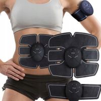 ELEKTROSTYMULATOR MIĘŚNI BRZUCHA PLECÓW BICEPS MASAŻ ELEKTRO STYMULATOR 3W1