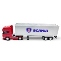 welly truck z przyczepą 1:32 scania vb r730 6715