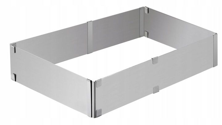 RANT BLACHA FORMA REGULOWANA OPASKA DO PIECZENIA CIASTA BISZKOPTU 38x46cm zdjęcie 1