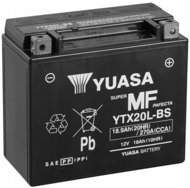 YUASA YTX20L-BS 12V 18,9AH 270A zdjęcie 1