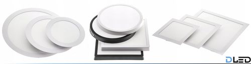 3x PANEL plafon sufitowy LED NATYNKOWY KWADRAT 24W 2160lm Niemruga CCD SLIM na Arena.pl