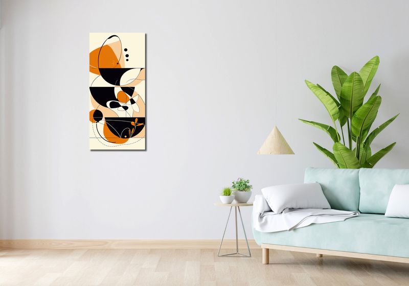 Obraz 40x90cm Taneczne Kręgi zdjęcie 2