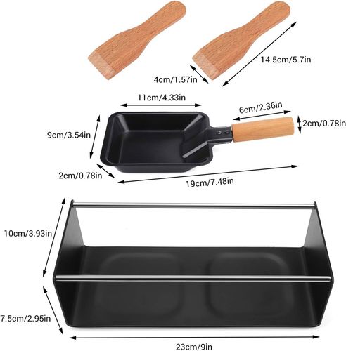 Zestaw Mini Patelni do Topienia Sera Raclette na Arena.pl