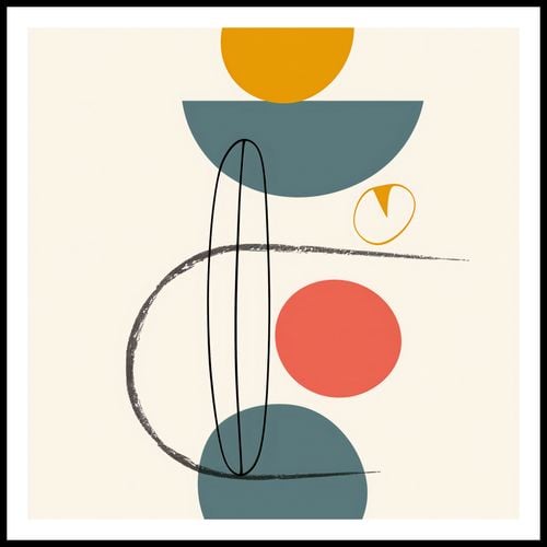 Plakat 70x70cm Równe Kompozycje na Arena.pl