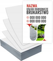 Ulotki A4 5000 sztuk firmowe reklamowe BRUKARSTWO + PROJEKT GRATIS