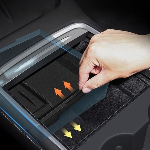 Organizer Konsoli Centralnej do Tesla Model 3 Y 2019-2023 ABS Czarny na Arena.pl