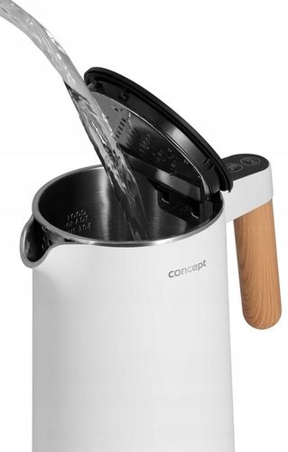 Czajnik elektryczny double wall 1,5 l biały RK3300 na Arena.pl