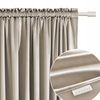 Zasłona gotowa welur welurowa na taśmie żabki tunel 180x250 Bianca Kolory