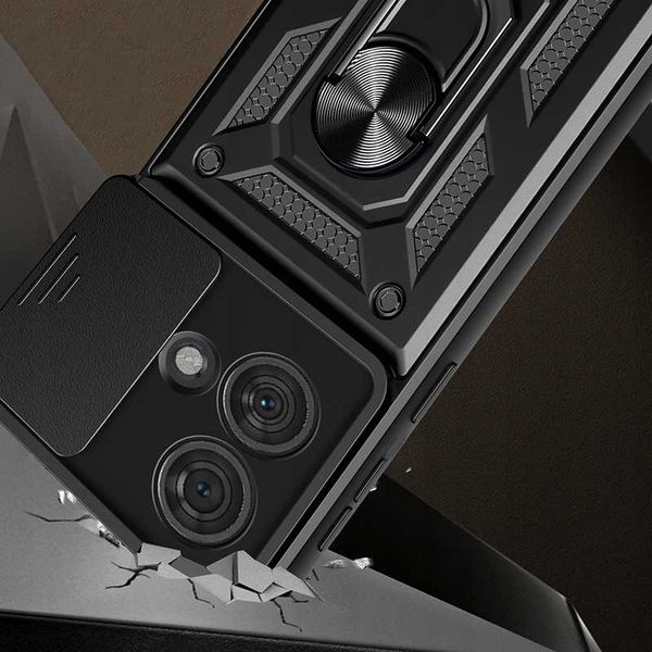 Spacecase Camring Motorola Edge 40 Neo Black zdjęcie 3