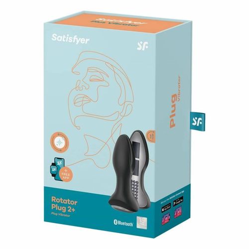 Plug-Vibrator Rotation Plug 2 Connect App (Black) na Arena.pl