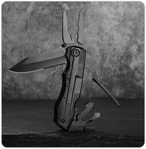 MULTITOOL NARZĘDZIE WIELOFUNKCYJNE SCYZORYK NÓŻ SKŁDANY KOMBINERKI 21w1 na Arena.pl