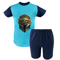 Krótka Piżama dziecięca Baby Yoda