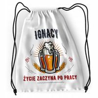 Plecak Dla Ignacego Sportowy Szkolny Worek Torba Z Nadrukiem Ze Zdjęciem