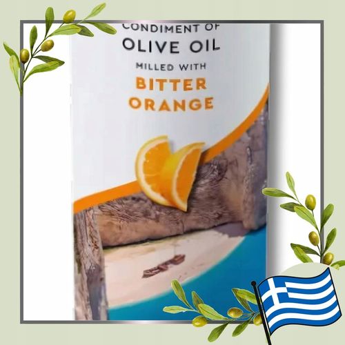 Oliwa z oliwek EXTRA VIRGIN z pomarańczą GRECKA 0,5L TŁOCZONA NA ZIMNO na Arena.pl