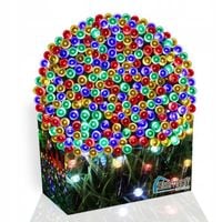 MOCNE LAMPKI CHOINKOWE ZEWNĘTRZNE WEWNĘTRZNE CHOINKA MULTI 500 LED +ŁĄCZNIK