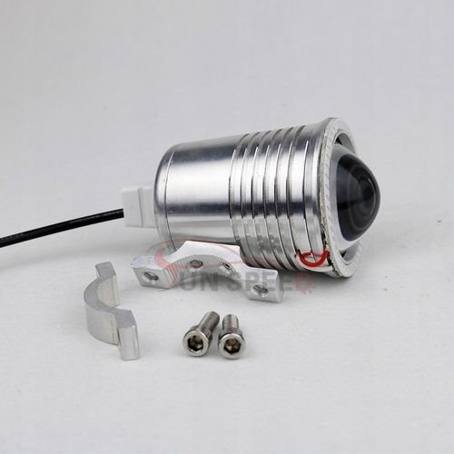 2x MOCNY HALOGEN MOTOCYKLOWY U4 LED+RING+WŁĄCZNIK na Arena.pl