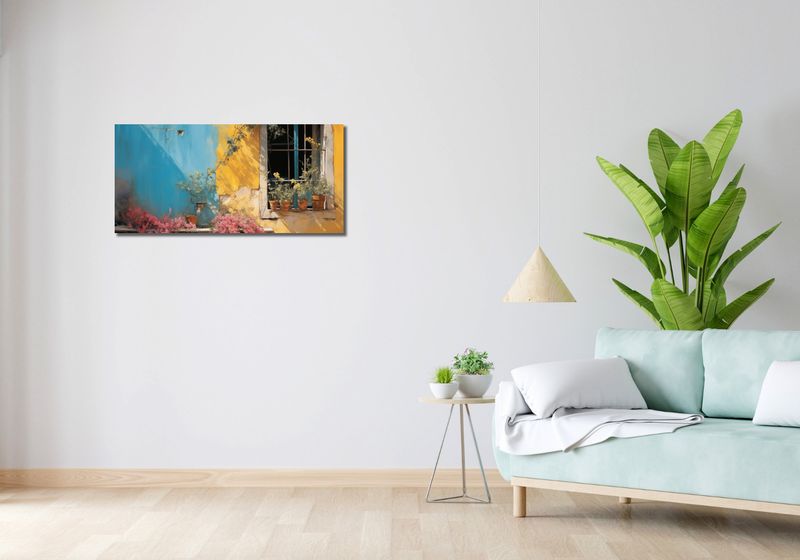 Obraz 90x40cm Słoneczna Ulica zdjęcie 2