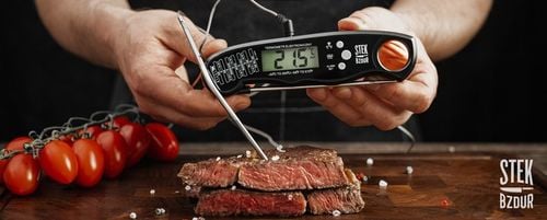 Termometr Kuchenny Cyfrowy do Mięsa Steków Żywności STEK BZDUR LCD na Arena.pl