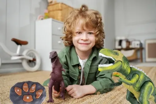 DINOZAUR R/C ROBOT ZDALNIE STEROWANY LED MUZYKA na Arena.pl