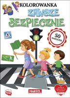 kolorowanka z naklejkami zawsze bezpiecznie martel