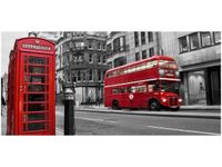 OBRAZ CZERWONA BUDKA TELEFONICZNA LONDYNIE