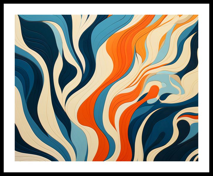 Plakat 50x40cm Oceaniczne Fale zdjęcie 3