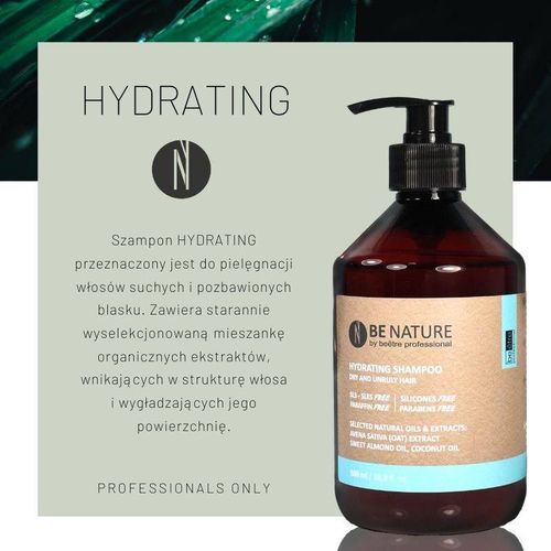 BE NATURE HYDRATING szampon 500ml na Arena.pl