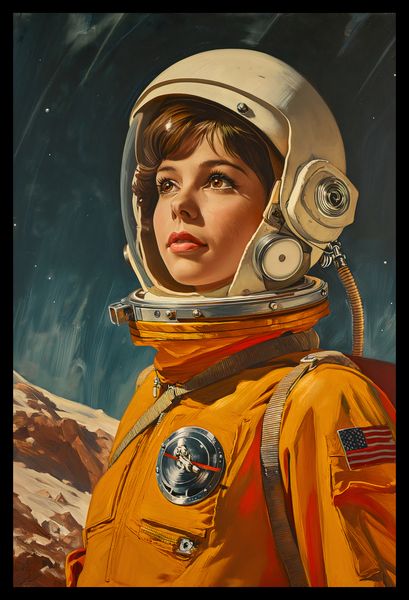 Plakat 30x45cm Pionierka Kosmosu zdjęcie 2