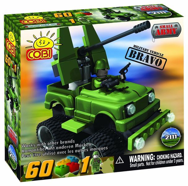 SMALL ARMY 2111 KLOCKI WOJSKOWY SAMOCHOD BRAVO zdjęcie 1