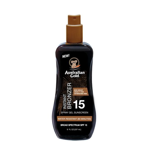 Australian Gold Żel W Sprayu Z Bronzerem SPF15 + Aloe Po Opalaniu na Arena.pl