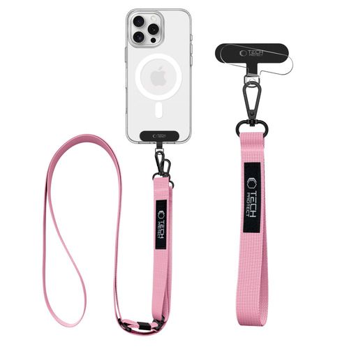 tech-protect c6s rope crossbody baby pink na Arena.pl