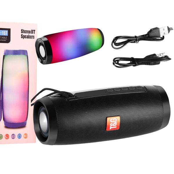 TG-157 Głośnik Bezprzewodowy Bluetooth Boombox Led zdjęcie 1