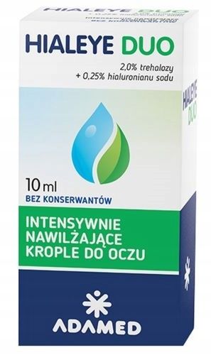 HIALEYE DUO Intensywnie nawilżające krople do oczu na Arena.pl