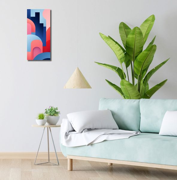 Obraz 20x50cm Miasto Kolorów zdjęcie 2