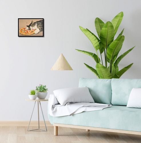 Plakat 35x25cm Pizza Dla Kota na Arena.pl