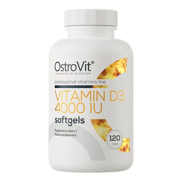OSTROVIT Witamina D3 4000 IU (120 kaps.) zdjęcie 1