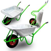 18786 OGRODOWA TACZKA BITUXX BUDOWLANA OCYNK Z KOŁEM PU 250KG 100L