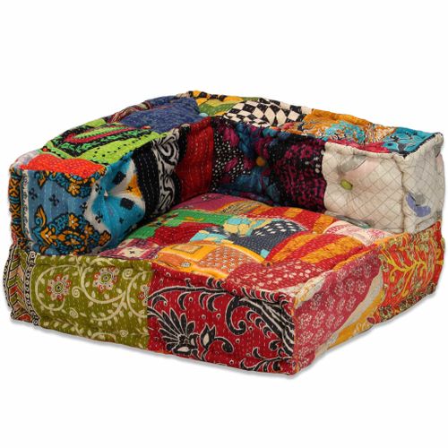 SOFA MODUŁOWA TAPICEROWANA DO SALONU PATCHWORKOWA na Arena.pl