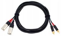 Kabel RCA - XLR Cordial CFU 3 MC 3 m