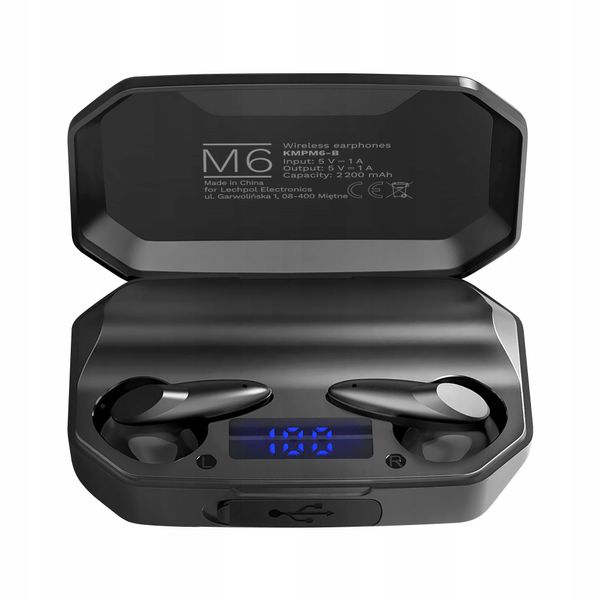 Słuchawki Bluetooth K&M POWERBANK ładowarka USB zdjęcie 11