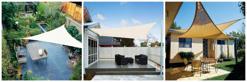 Żagiel przeciwsłoneczny 3x2 - dark blue zdjęcie 6