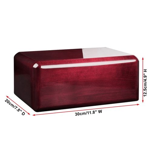 Drewniana urna pogrzebowa Urna na prochy dla dorosłych / Plakietka na Arena.pl