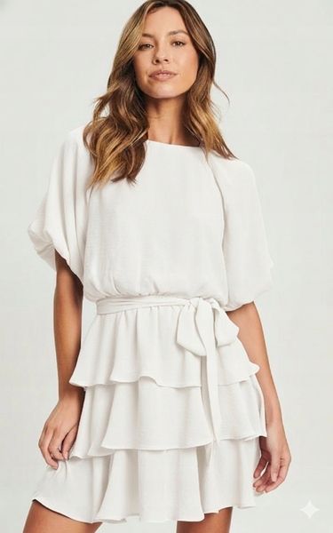 TUSSAH MINDY - Day dress BIAŁY EU40 zdjęcie 1