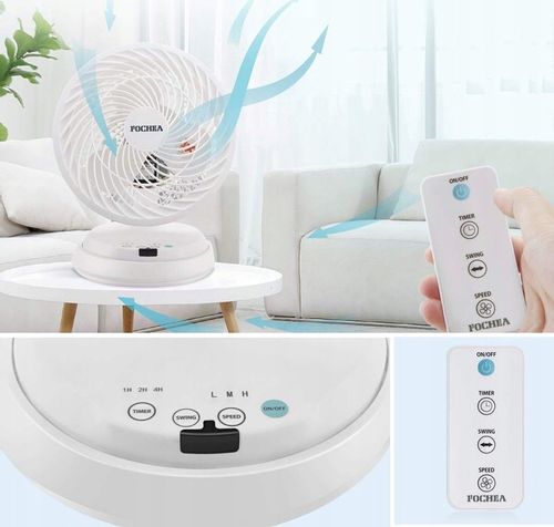 WENTYLATOR BIURKOWY OSCYLACJE TIMER PILOT YS013 na Arena.pl